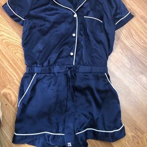 Victoria’s Secret pj romper satin